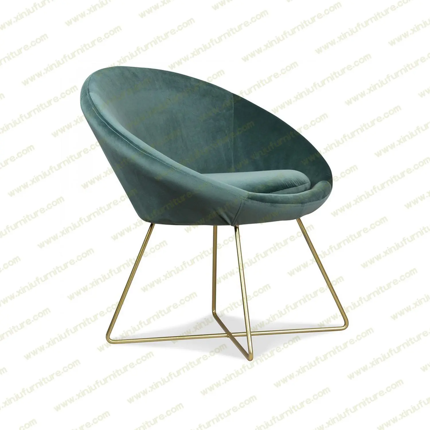 Round tufted comfortable household chair back